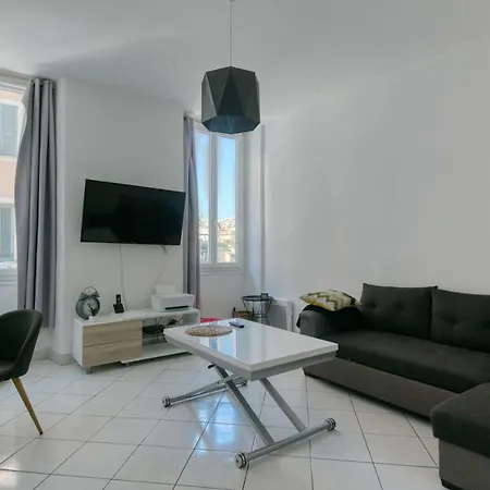 Apartment Large For 4 With Balcony ⁂ Riquier ⁂ Nice